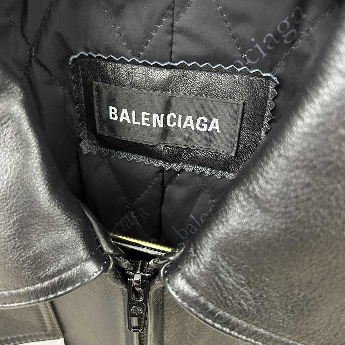 Balenciaga Paris Uniform Jacket In Black - DopestKickz