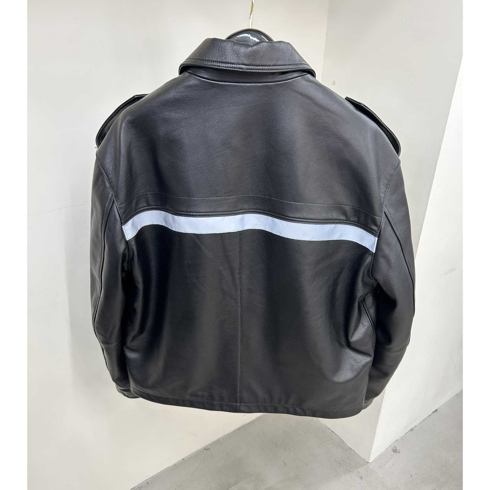 Balenciaga Paris Uniform Jacket In Black - DopestKickz