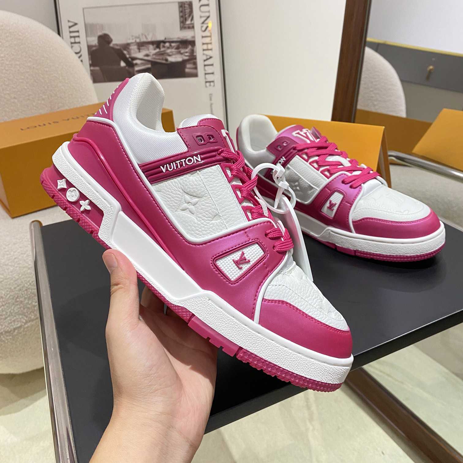 Louis Vuitton LV Trainer Sneaker         1ABOEY - DopestKickz