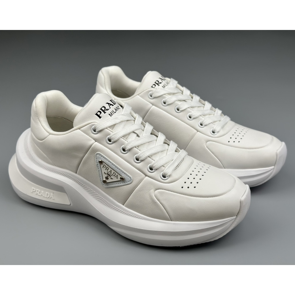 Prada Leather Sneakers(upon uk size) - DopestKickz