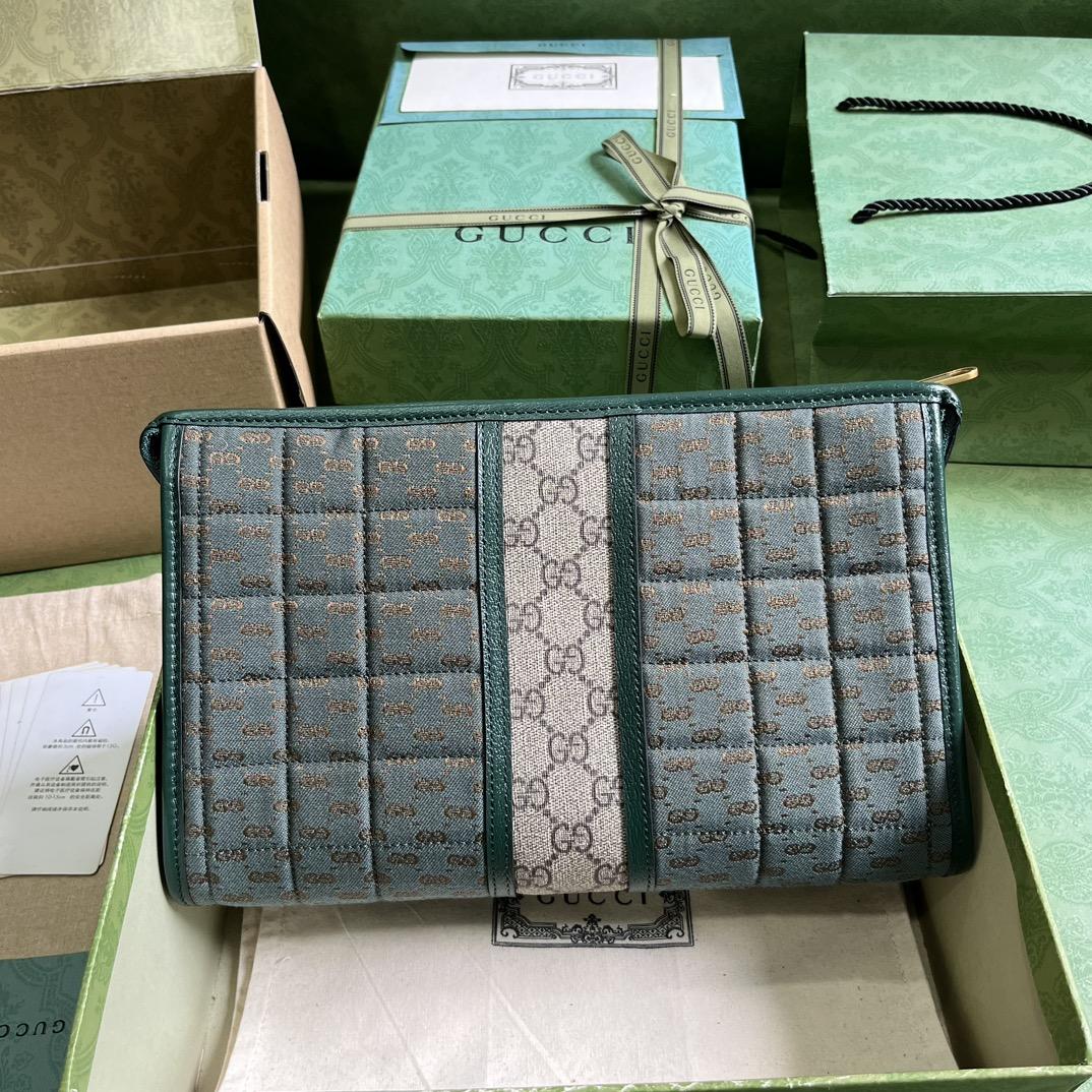 Gucci Mini GG Canvas Pouch (26-20-6cm) - DopestKickz