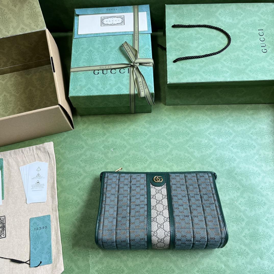 Gucci Mini GG Canvas Pouch (26-20-6cm) - DopestKickz