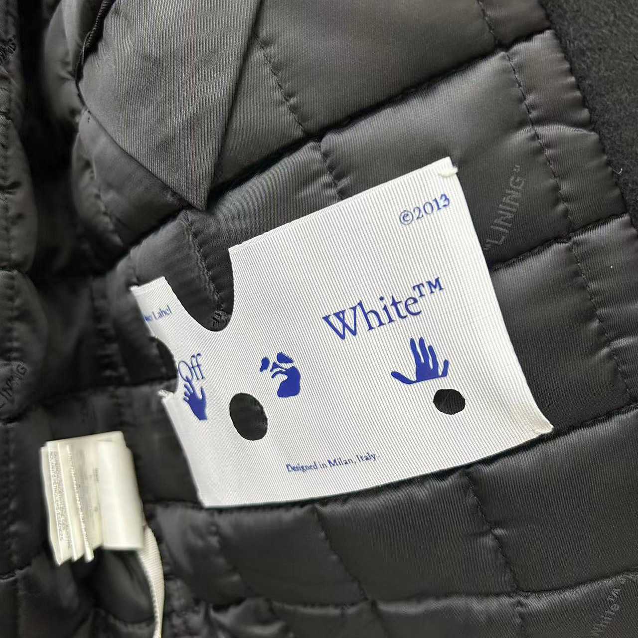 Off-White Slogan-print Bomber Jacket - DopestKickz