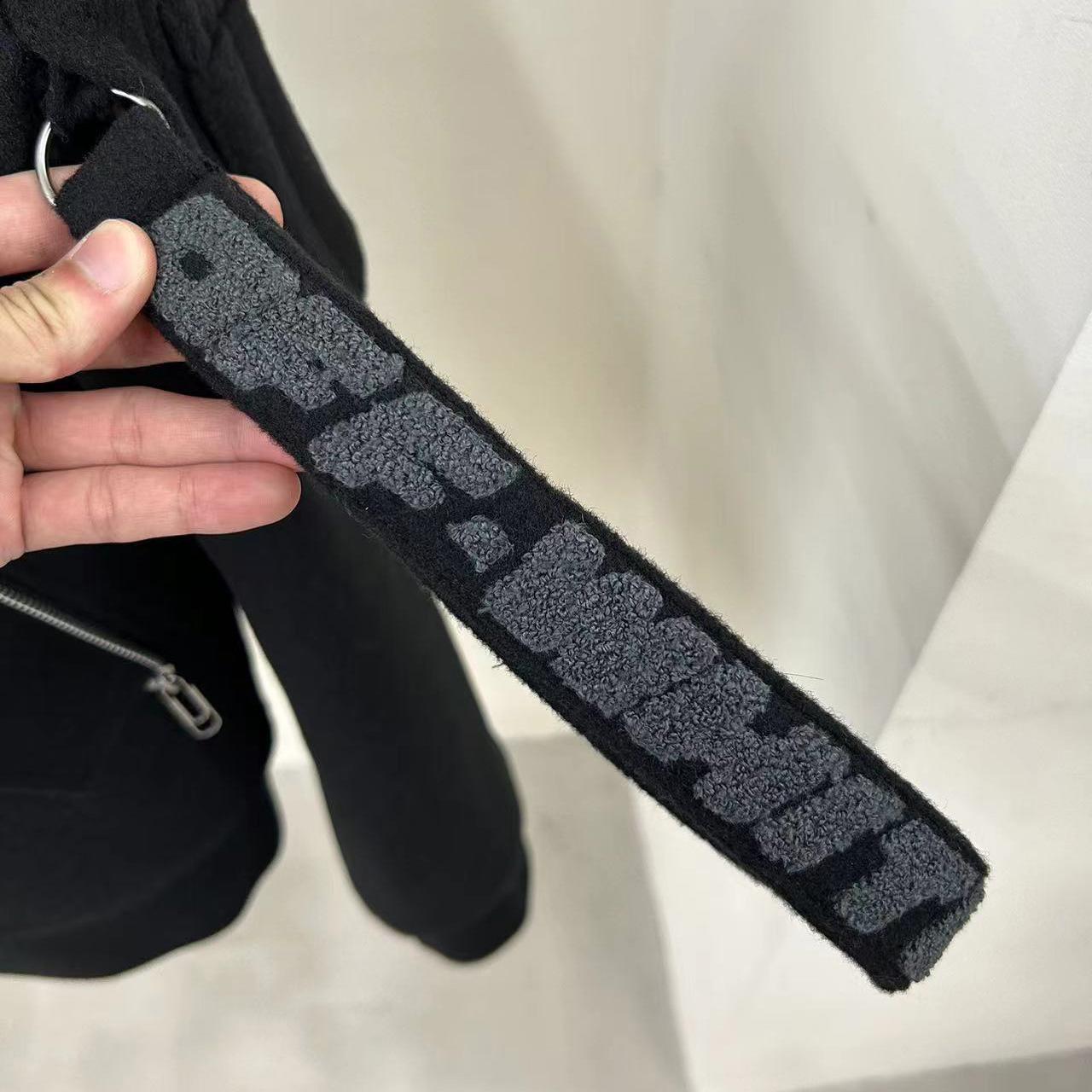 Off-White Slogan-print Bomber Jacket - DopestKickz