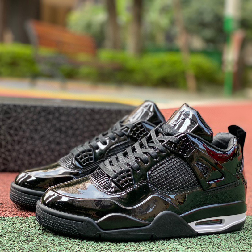 Air Jordan 4 Lab4 Black Sneakers    719864-010 - DopestKickz