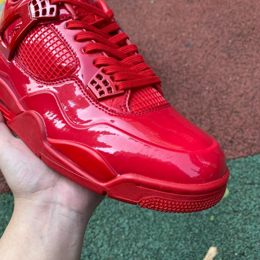 Air Jordan 4 Lab4 Red Sneakers    719864-600 - DopestKickz