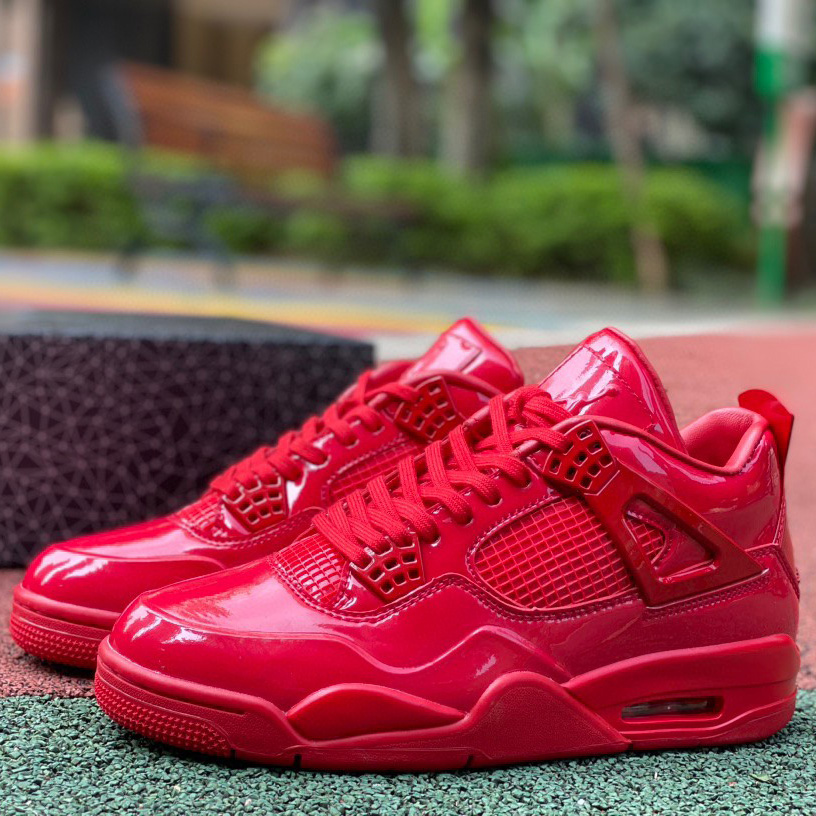 Air Jordan 4 Lab4 Red Sneakers    719864-600 - DopestKickz
