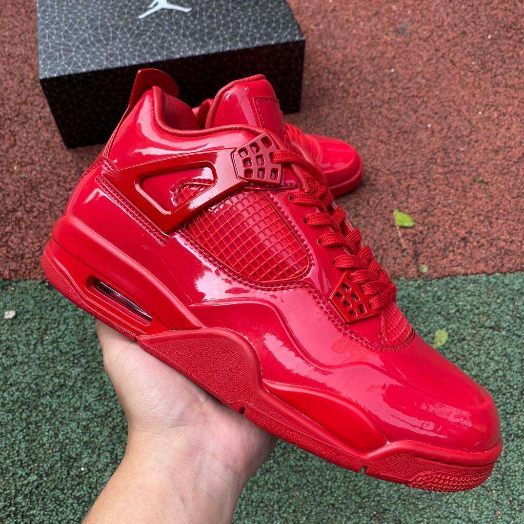 Air Jordan 4 Lab4 Red Sneakers    719864-600 - DopestKickz