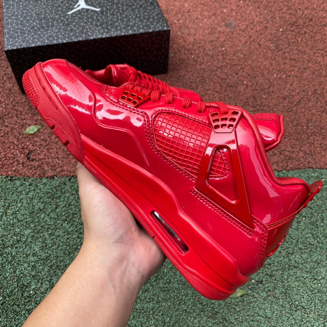 Air Jordan 4 Lab4 Red Sneakers    719864-600 - DopestKickz