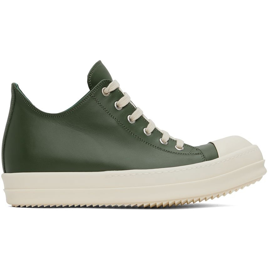 Rick Owens Jumbo Leather Sneakers - DopestKickz