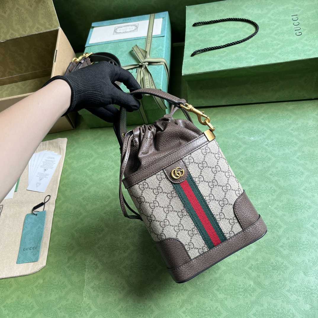 Gucci Ophidia GG Bucket Bag(18-16-5cm) - DopestKickz
