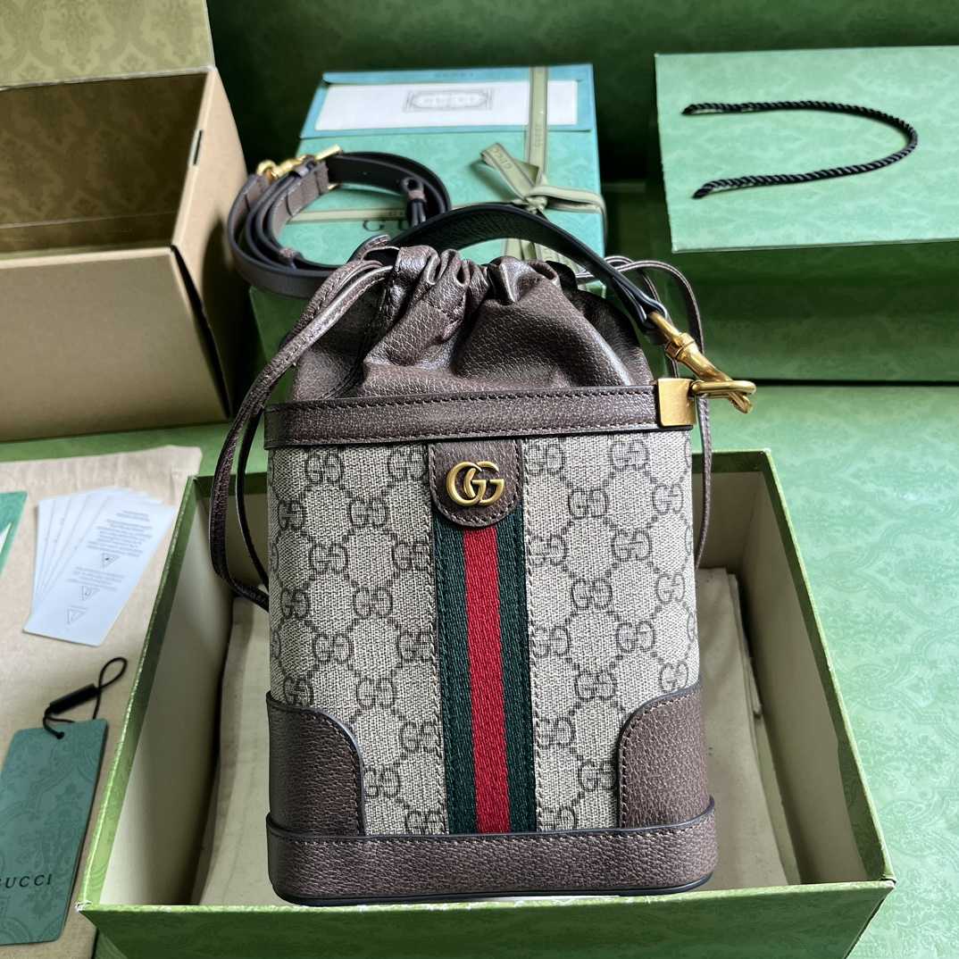 Gucci Ophidia GG Bucket Bag(18-16-5cm) - DopestKickz