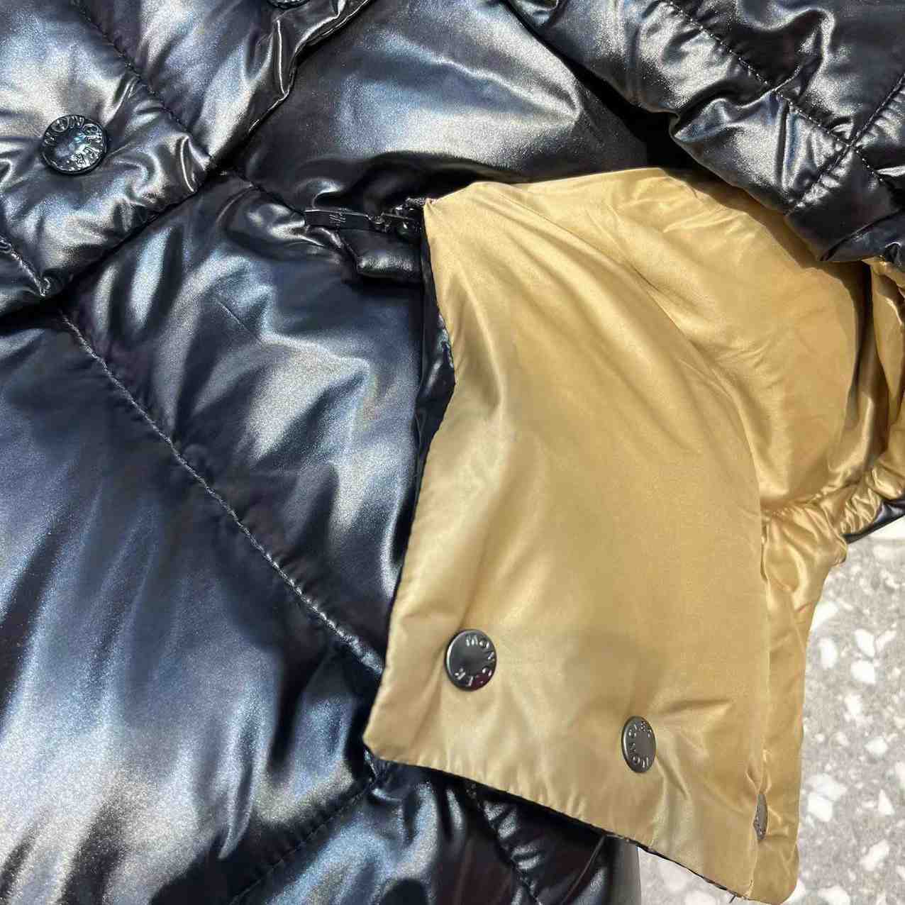 Moncler Parnaiba Long Down Jacket - DopestKickz