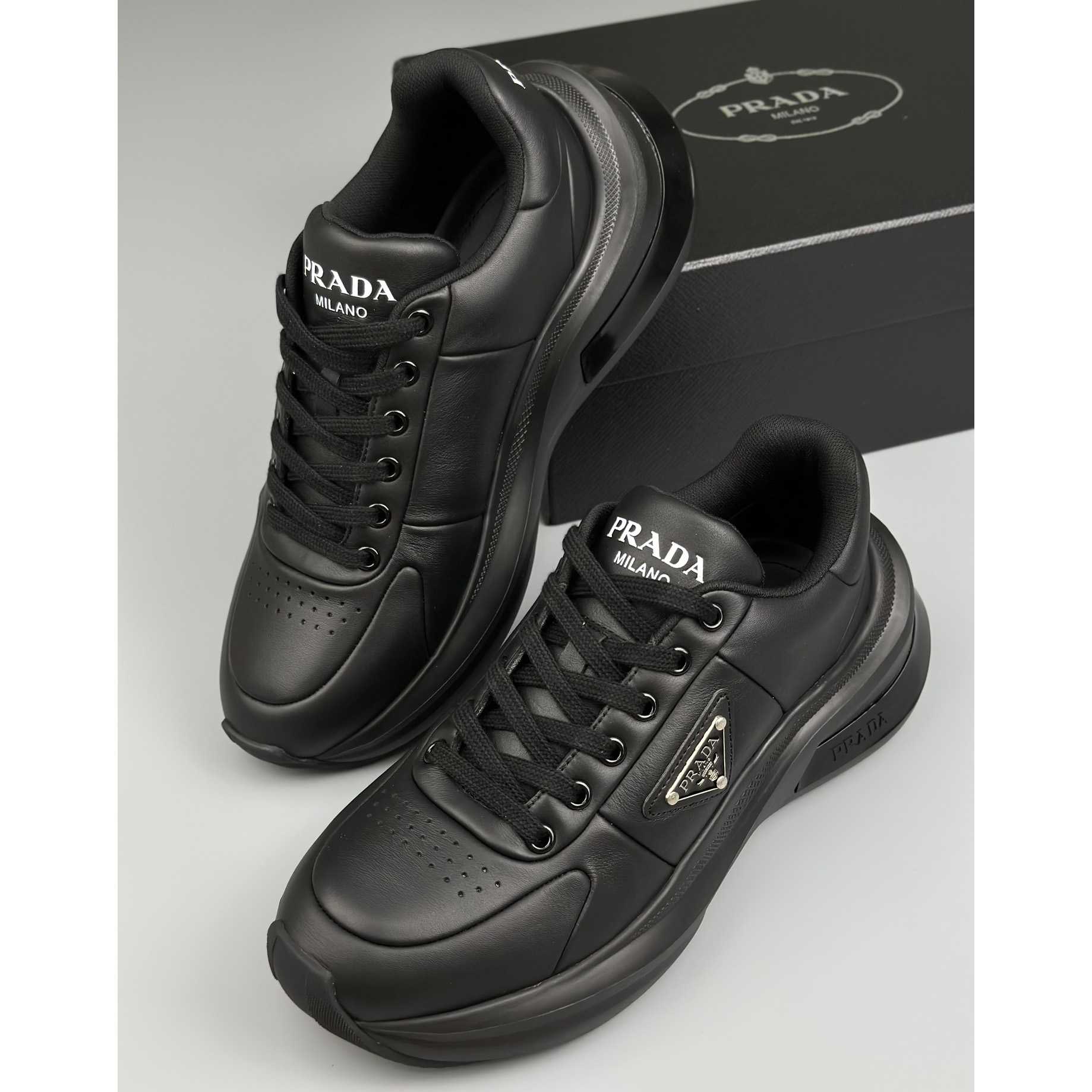 Prada Leather Sneakers(upon uk size) - DopestKickz