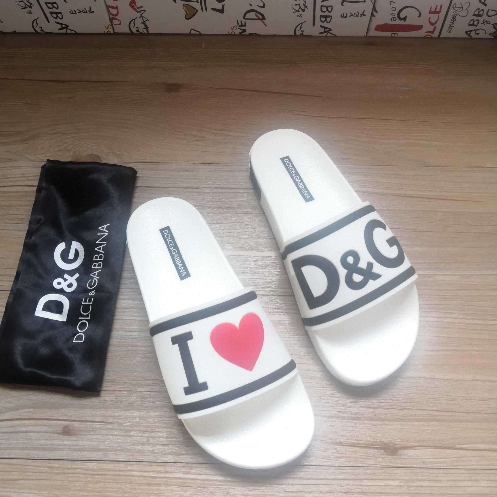 Dolce & Gabbana Logo Slides - DopestKickz