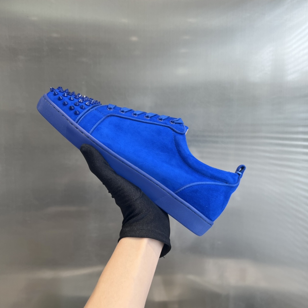 Christian Louboutin Louis Orlato Spiked Low-Top Sneakers - DopestKickz
