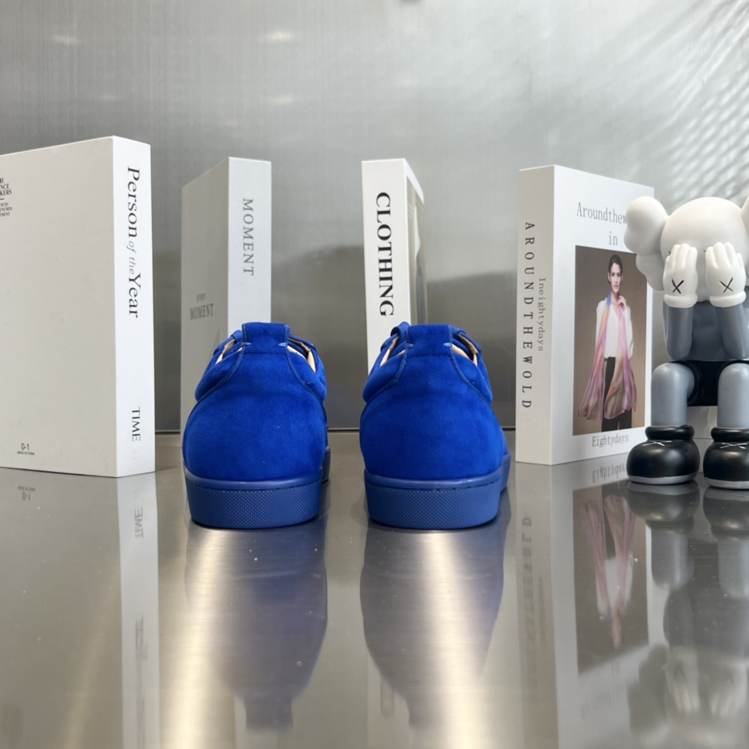 Christian Louboutin Louis Orlato Spiked Low-Top Sneakers - DopestKickz