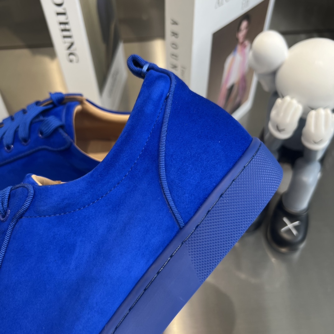 Christian Louboutin Louis Orlato Spiked Low-Top Sneakers - DopestKickz