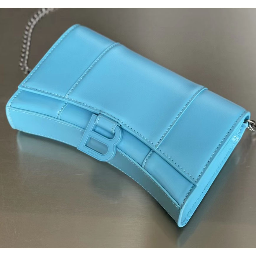 Balenciaga XS Hourglass Wallet Shoulder Bag  (19.3-11.9-4.8cm) - DopestKickz