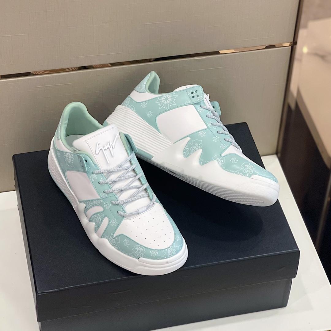 Giuseppe Zanotti Talon Paisley-print Sneakers - DopestKickz