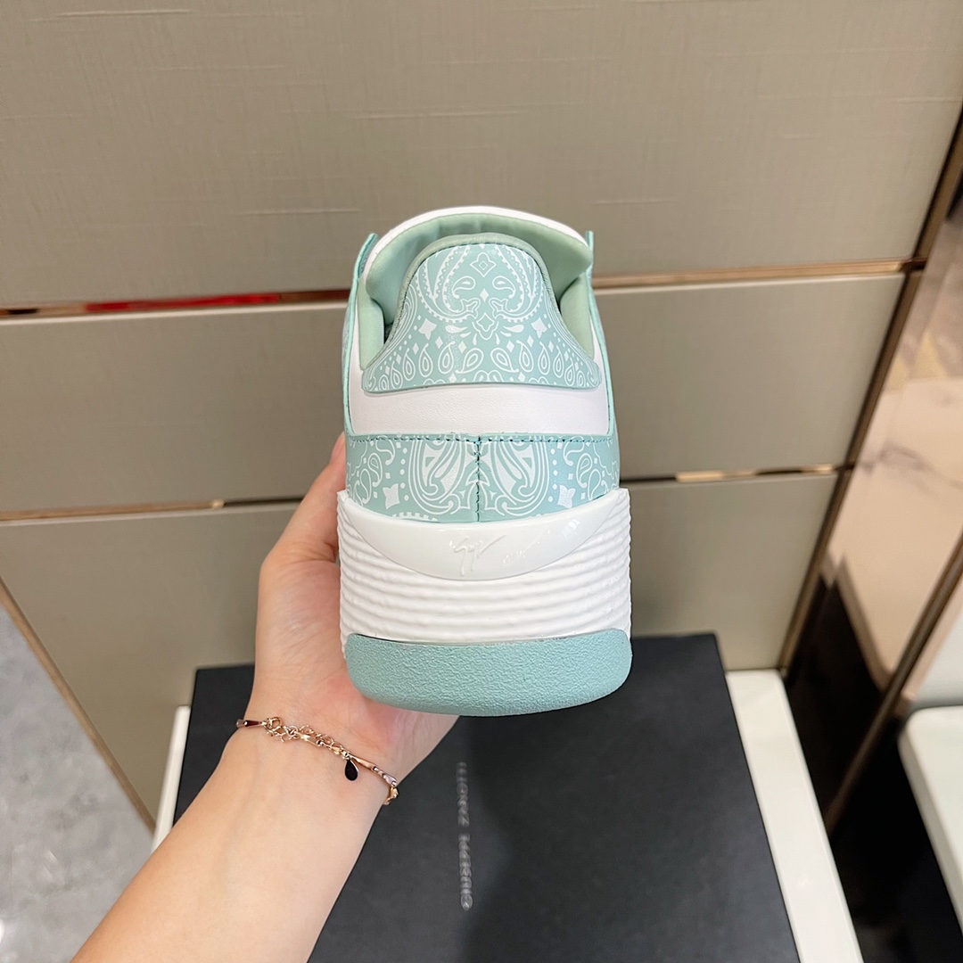 Giuseppe Zanotti Talon Paisley-print Sneakers - DopestKickz