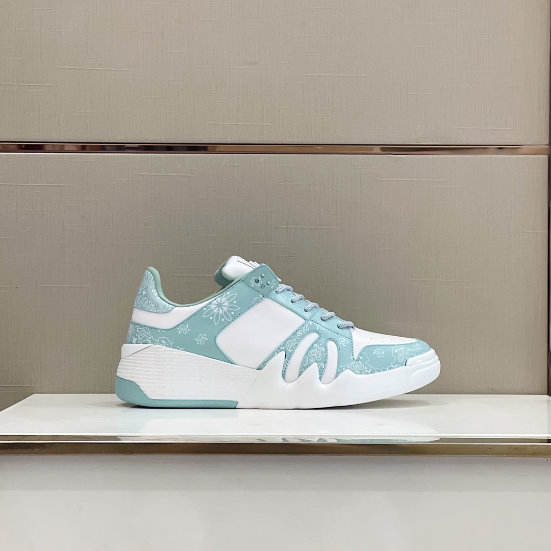 Giuseppe Zanotti Talon Paisley-print Sneakers - DopestKickz