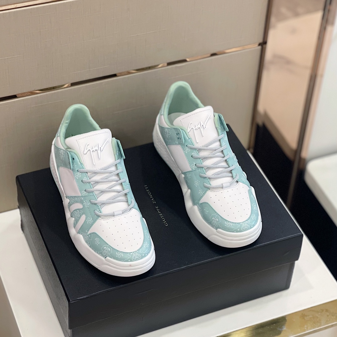 Giuseppe Zanotti Talon Paisley-print Sneakers - DopestKickz