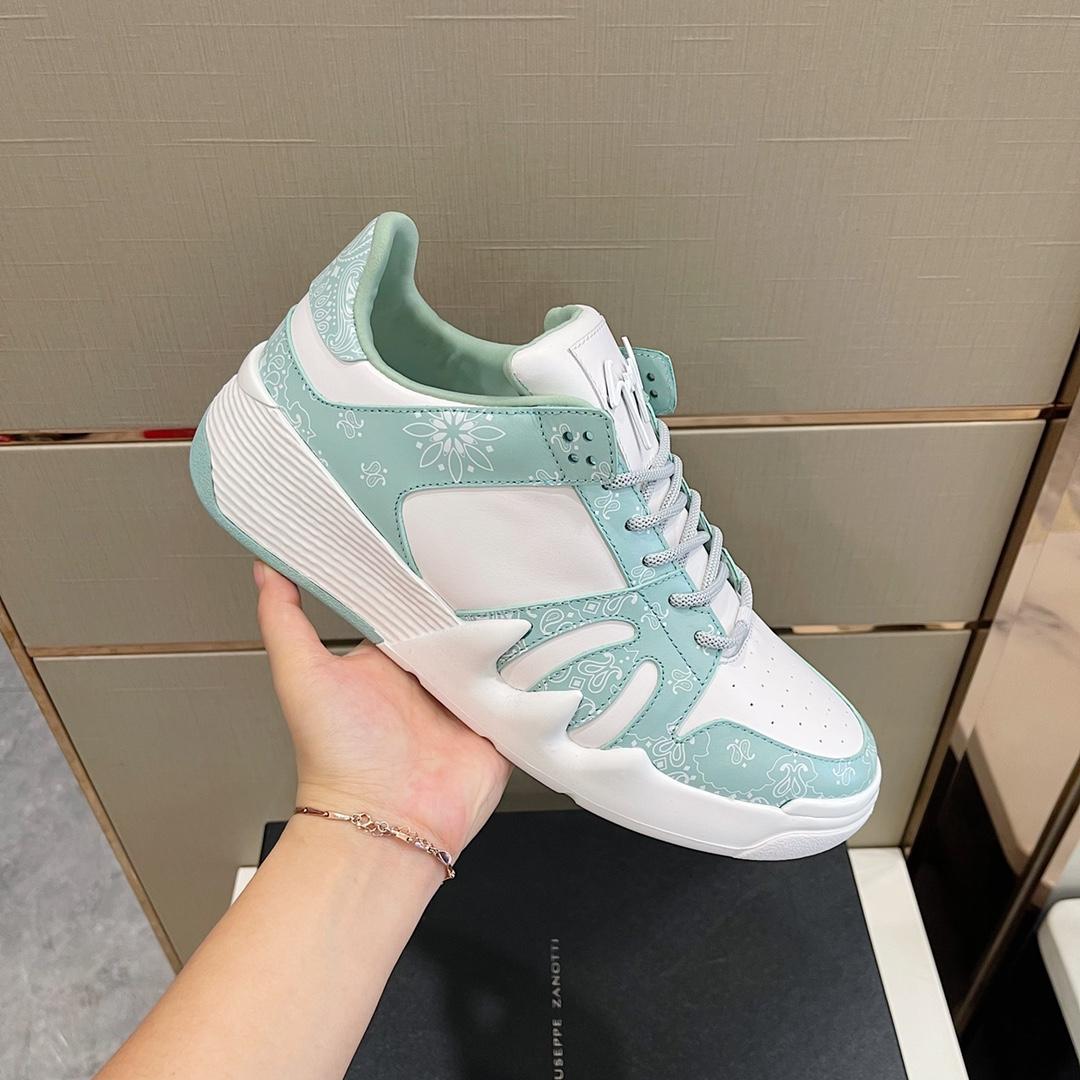 Giuseppe Zanotti Talon Paisley-print Sneakers - DopestKickz