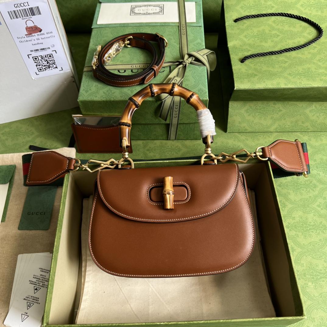 Gucci Bamboo 1947 Small Bag (21-15-7cm) - DopestKickz
