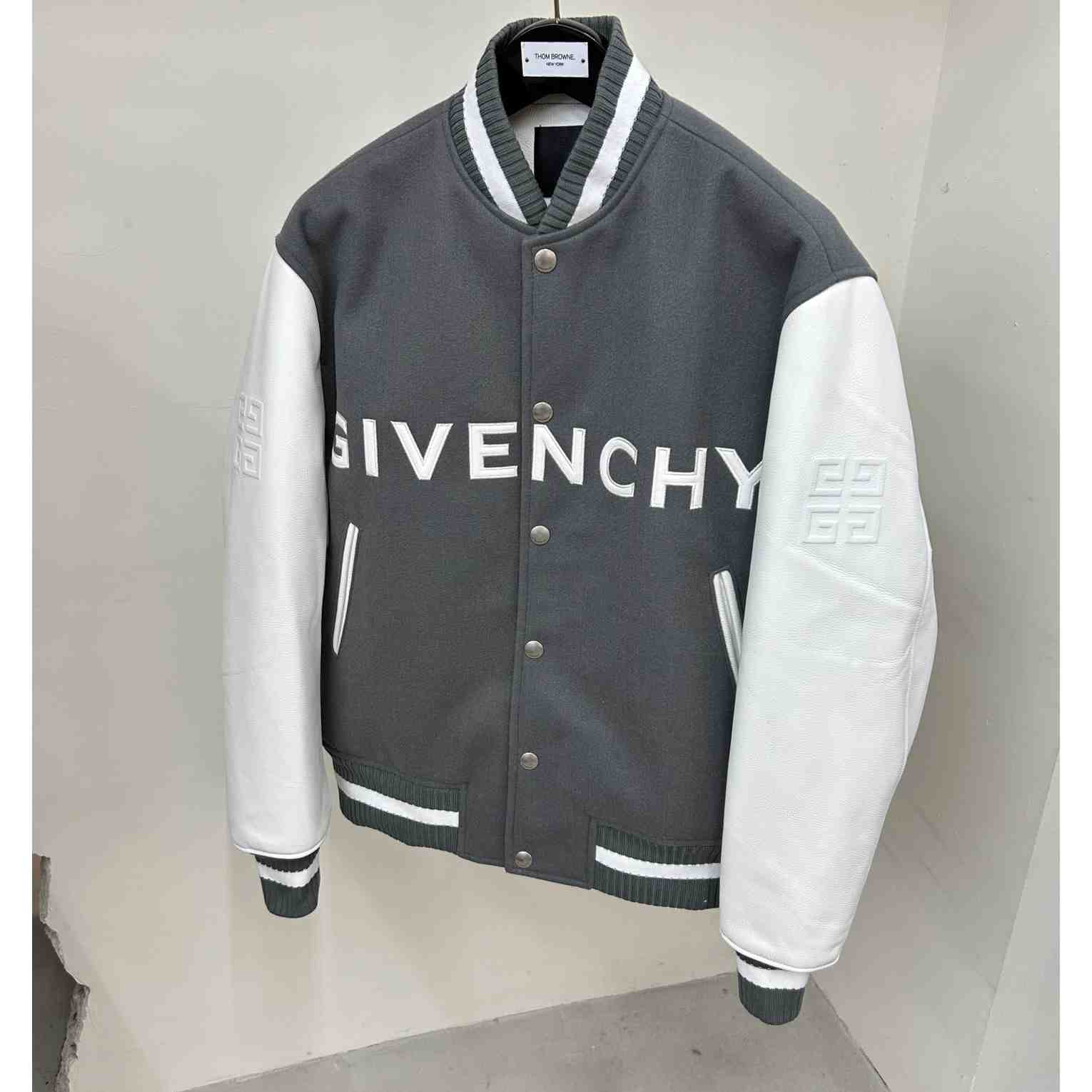 Givenchy Varsity Jacket In Wool And Leather - DopestKickz