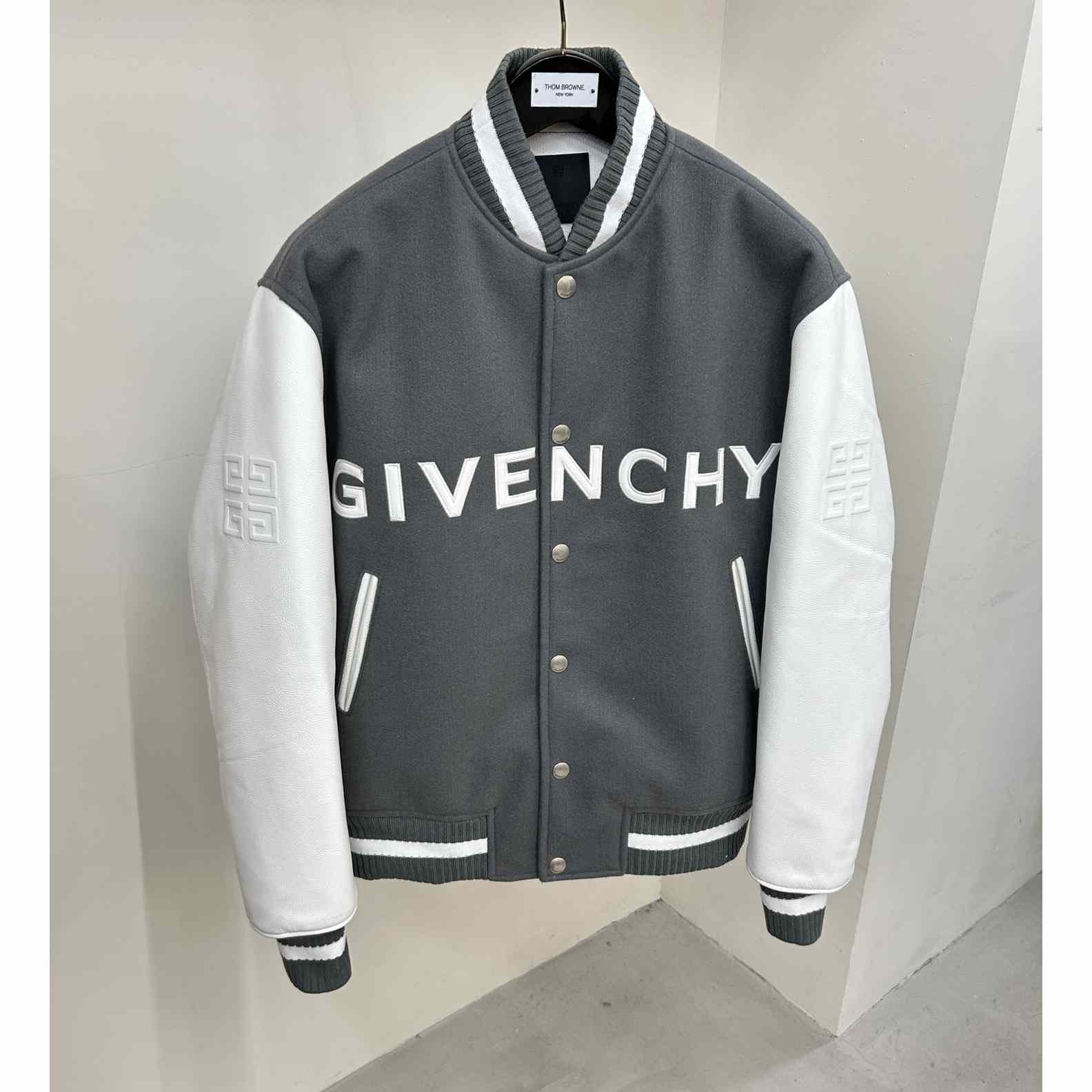 Givenchy Varsity Jacket In Wool And Leather - DopestKickz