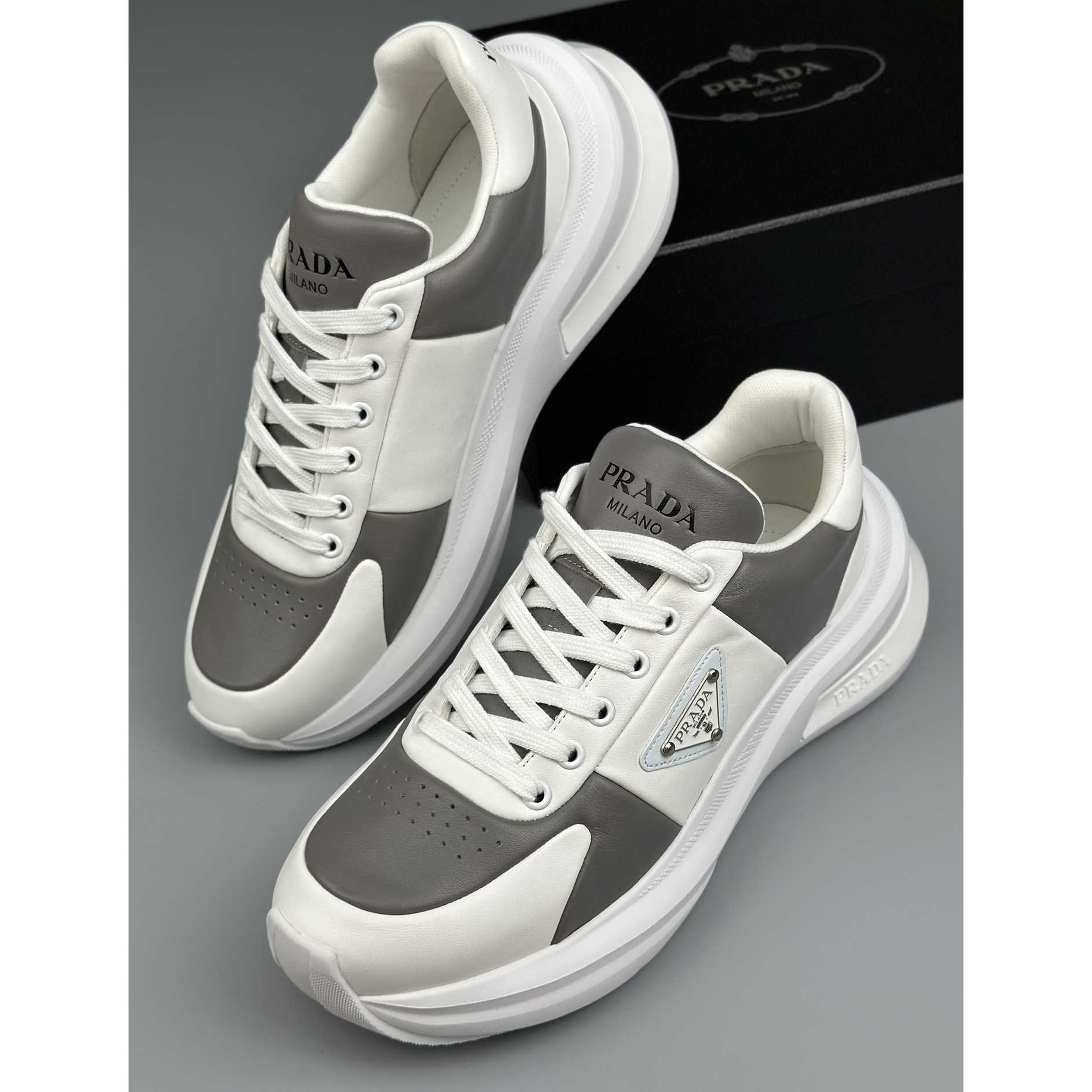 Prada Leather Sneakers(upon uk size) - DopestKickz
