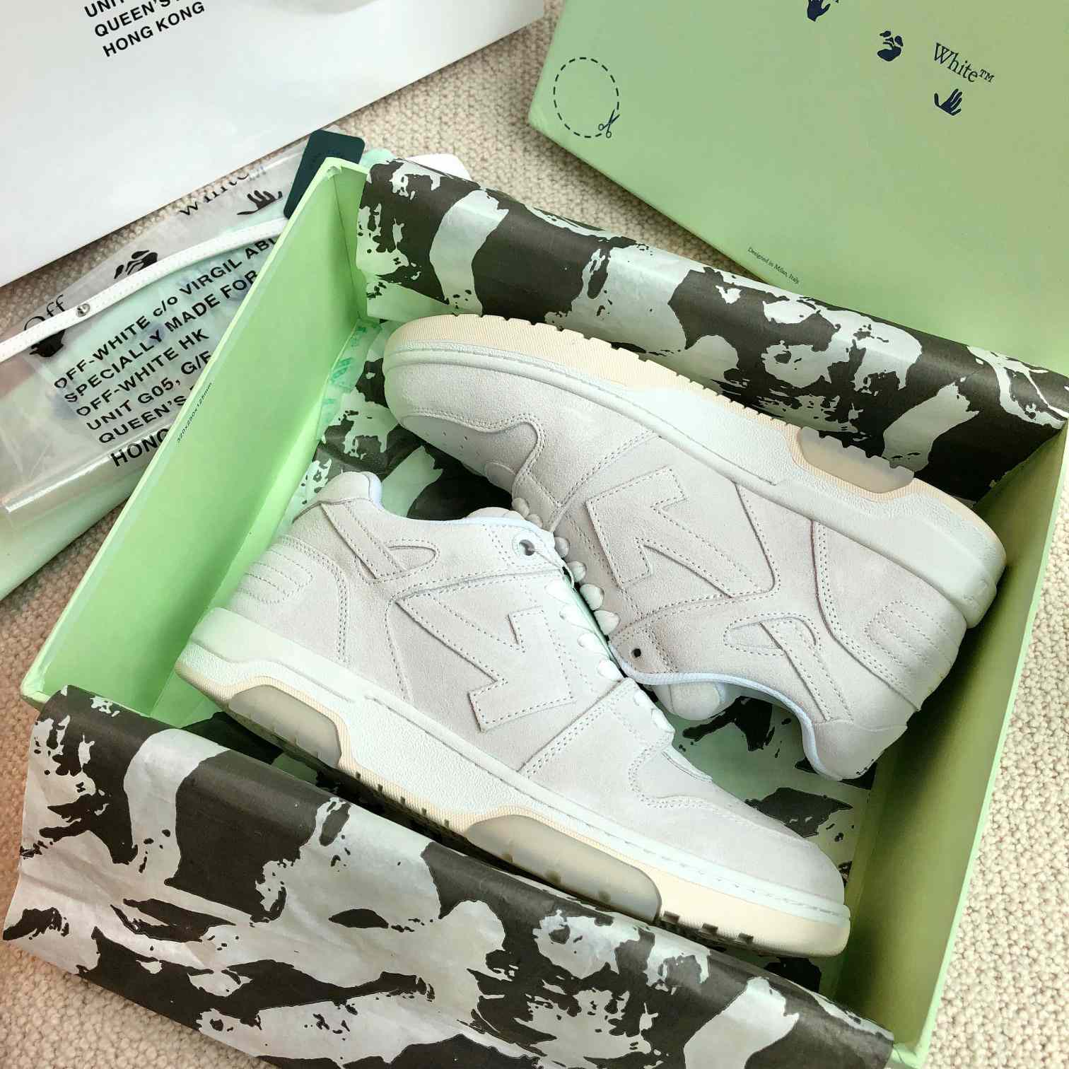 Off White Out Of Office Calf Calf Leather Sneaker - DopestKickz