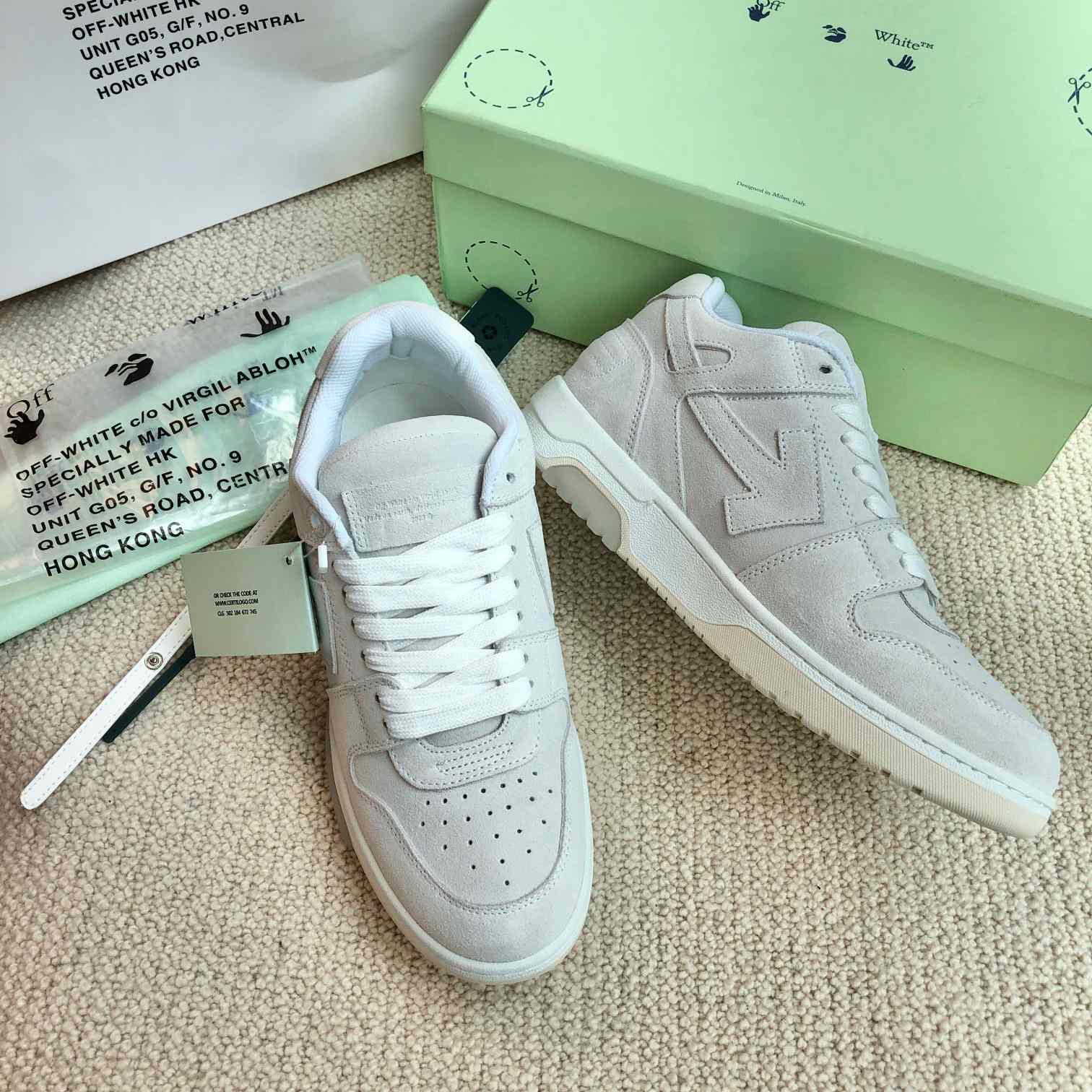 Off White Out Of Office Calf Calf Leather Sneaker - DopestKickz
