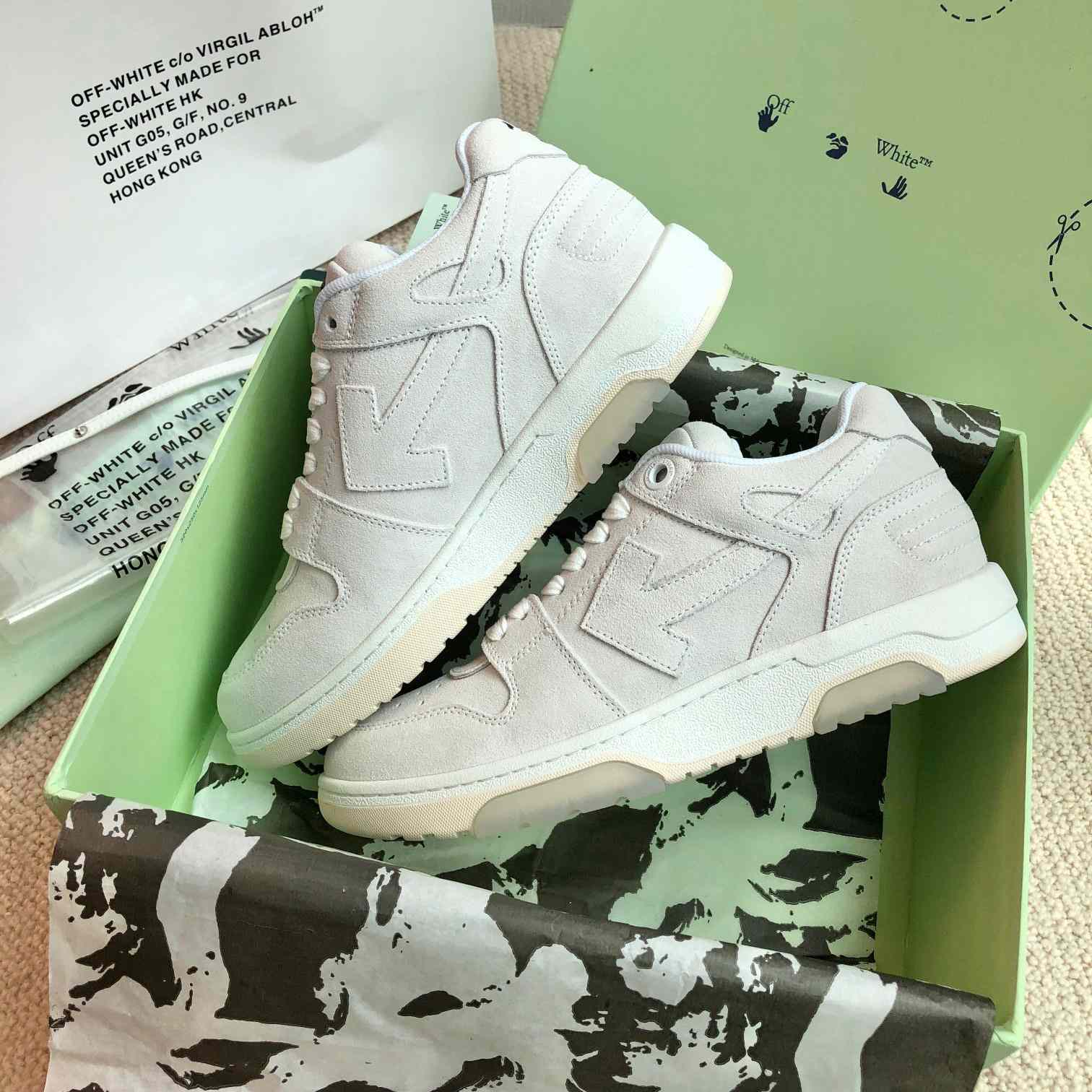 Off White Out Of Office Calf Calf Leather Sneaker - DopestKickz