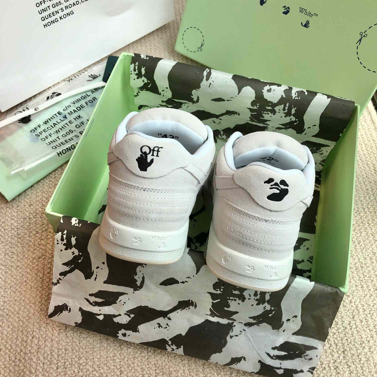 Off White Out Of Office Calf Calf Leather Sneaker - DopestKickz