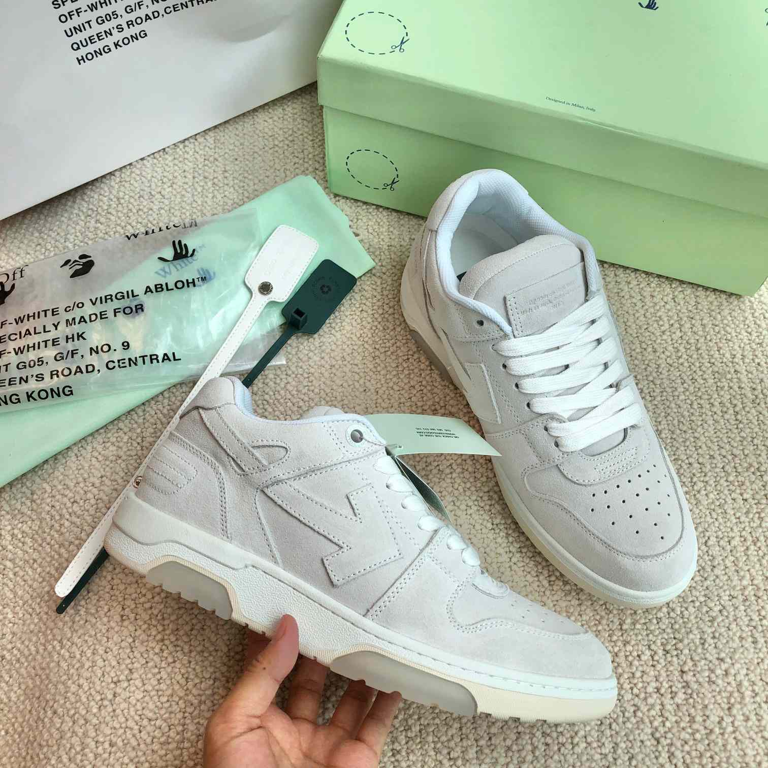 Off White Out Of Office Calf Calf Leather Sneaker - DopestKickz