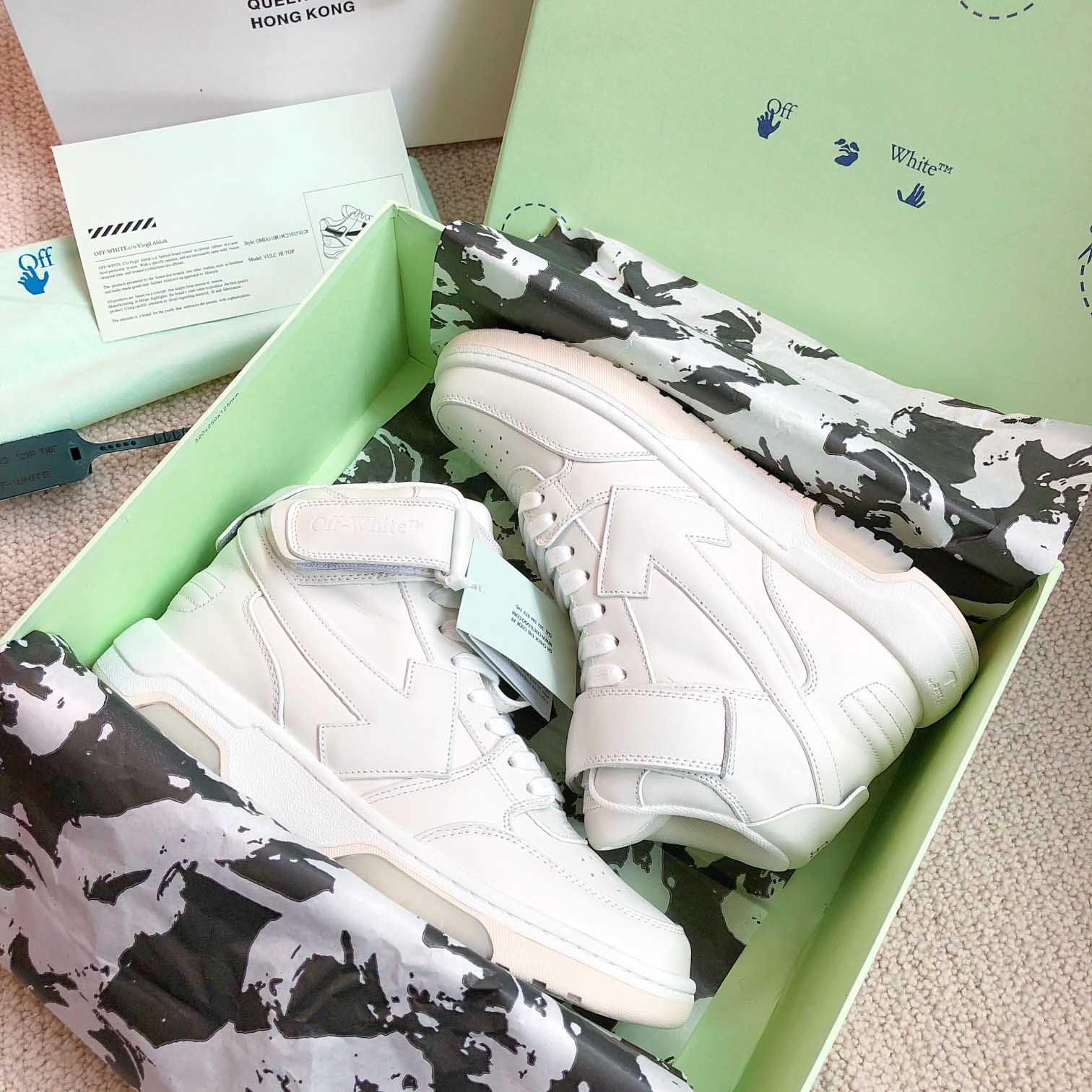 Off White Out Of Office Mid Top Sneaker - DopestKickz