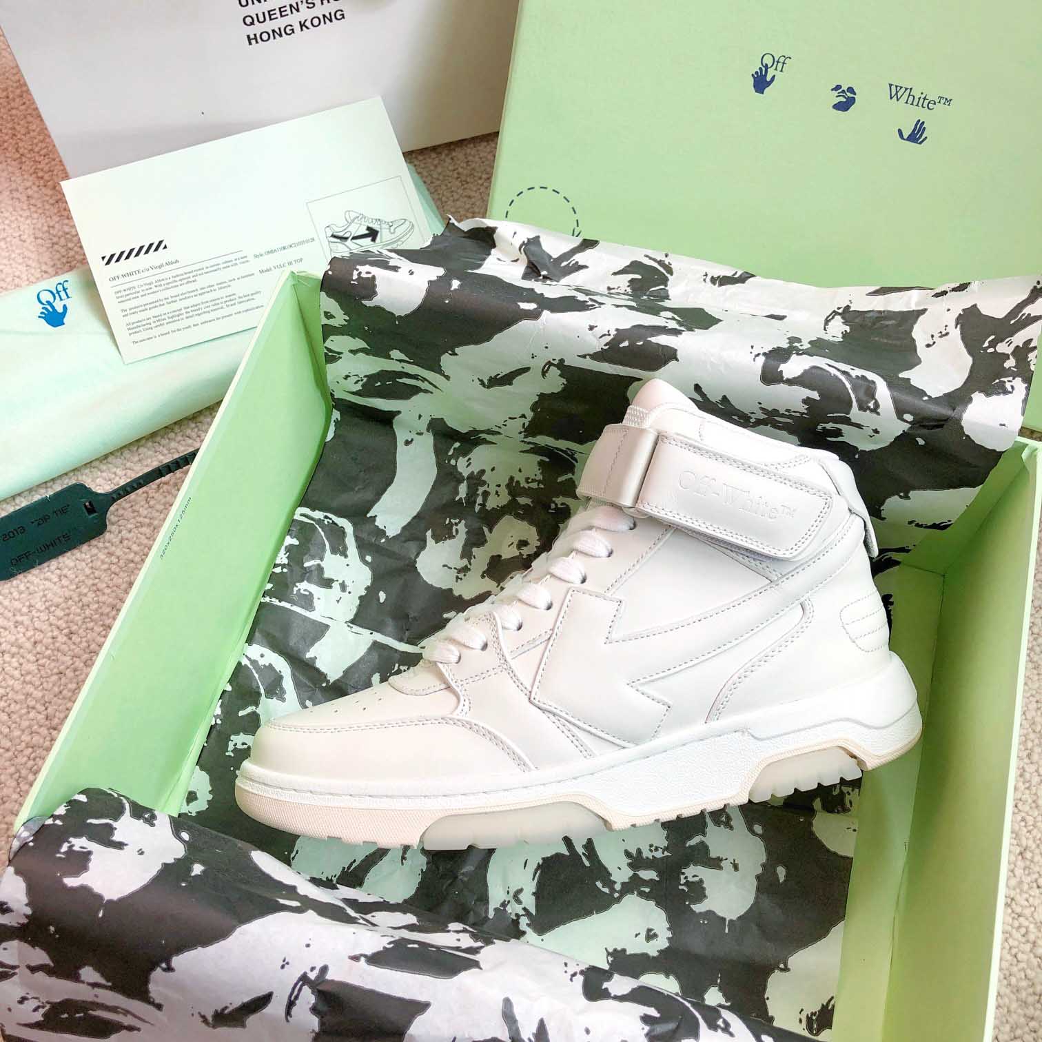 Off White Out Of Office Mid Top Sneaker - DopestKickz