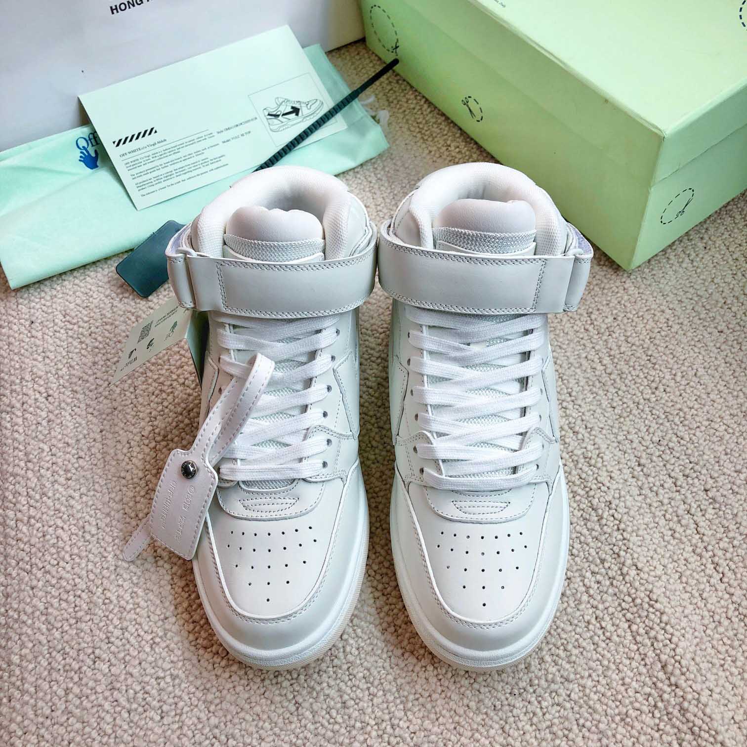 Off White Out Of Office Mid Top Sneaker - DopestKickz