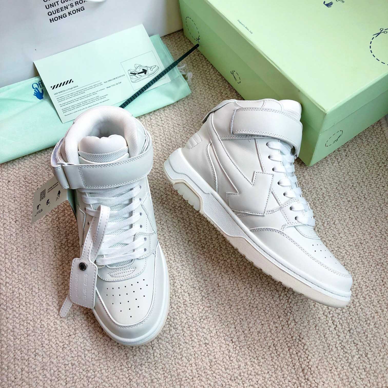 Off White Out Of Office Mid Top Sneaker - DopestKickz