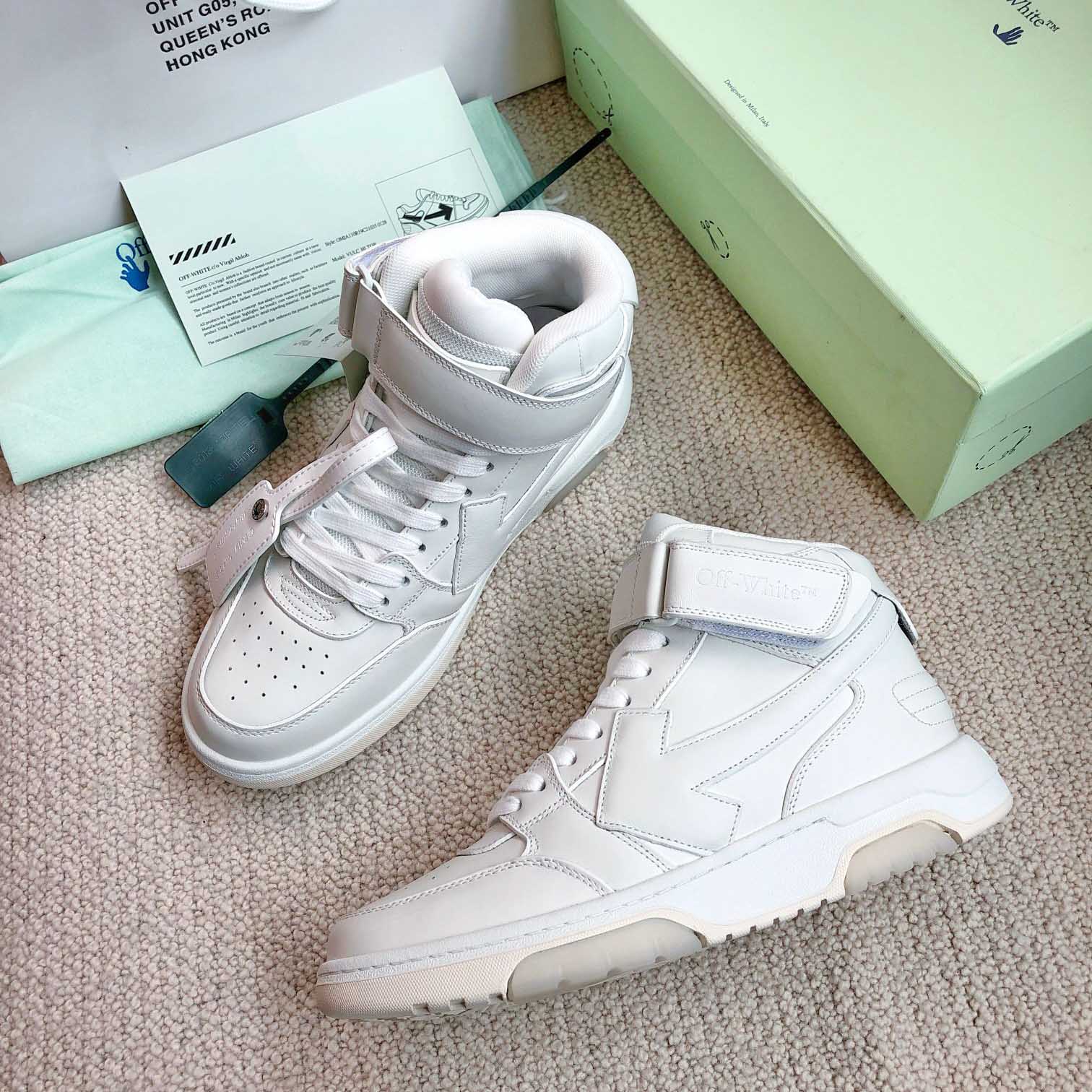 Off White Out Of Office Mid Top Sneaker - DopestKickz