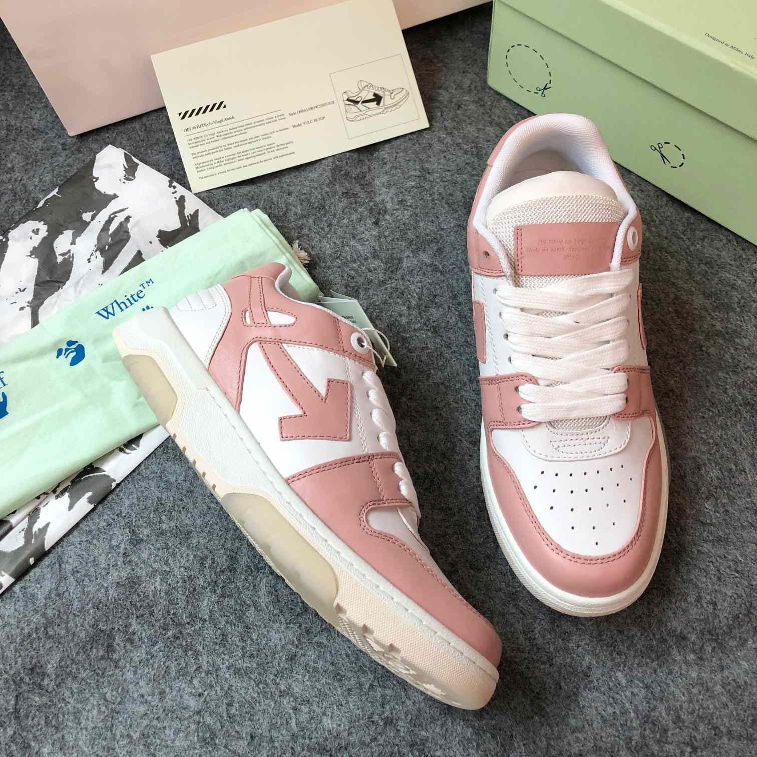 Off White Out Of Office Calf Leather Sneaker - DopestKickz