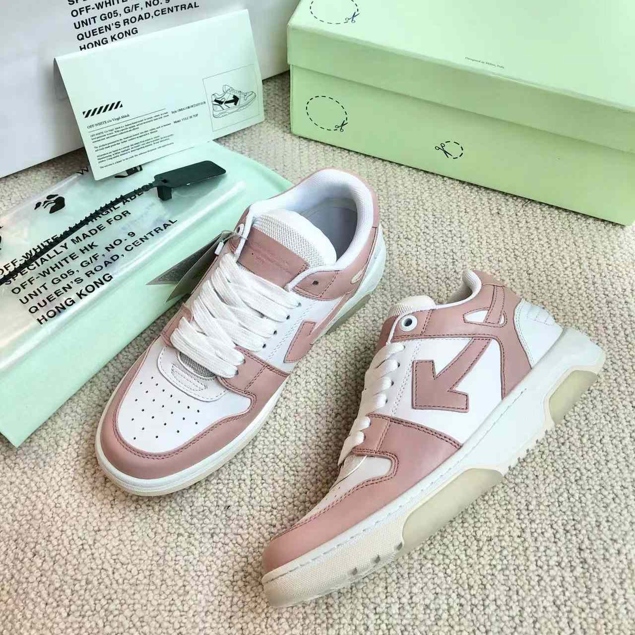 Off White Out Of Office Calf Leather Sneaker - DopestKickz