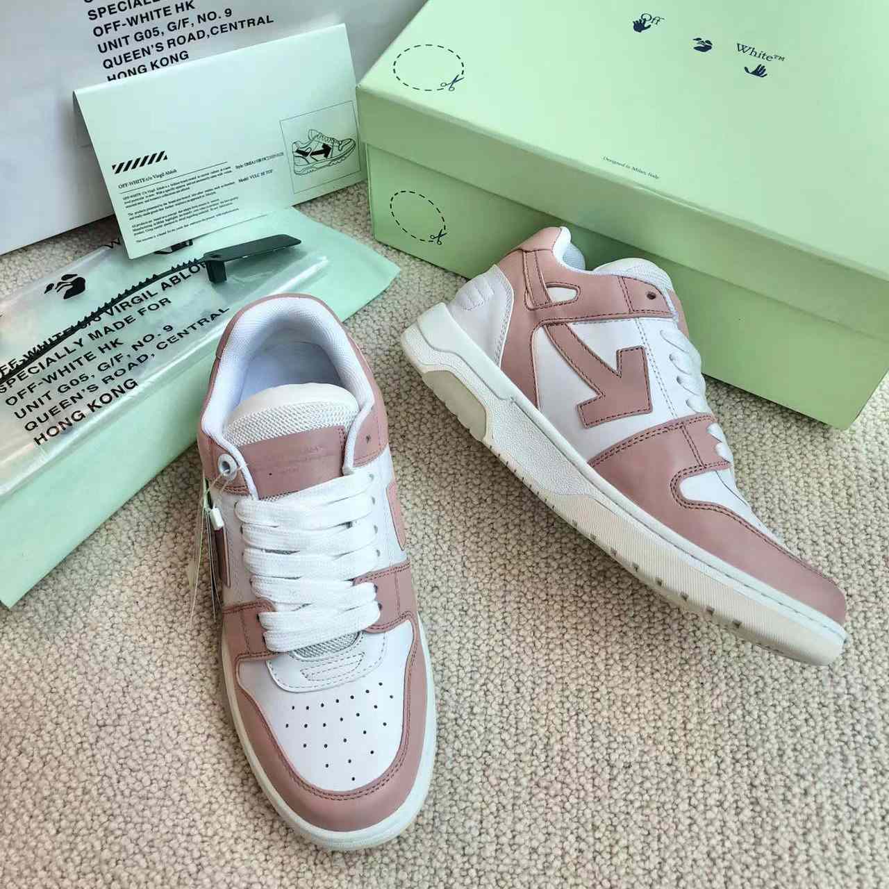 Off White Out Of Office Calf Leather Sneaker - DopestKickz