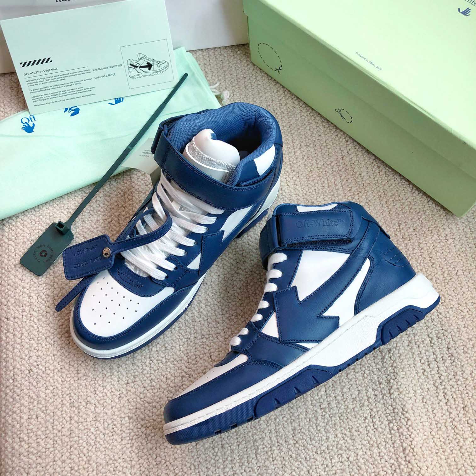 Off White Out Of Office Mid Top Sneaker - DopestKickz