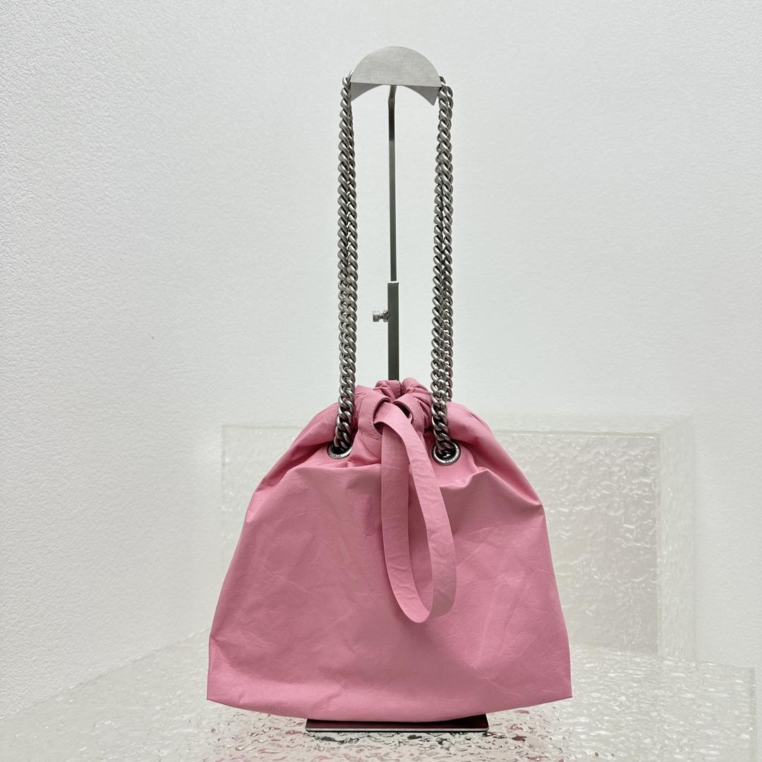 Balenciaga Crush Small Tote Bag In Pink(27X10X32CM) - DopestKickz