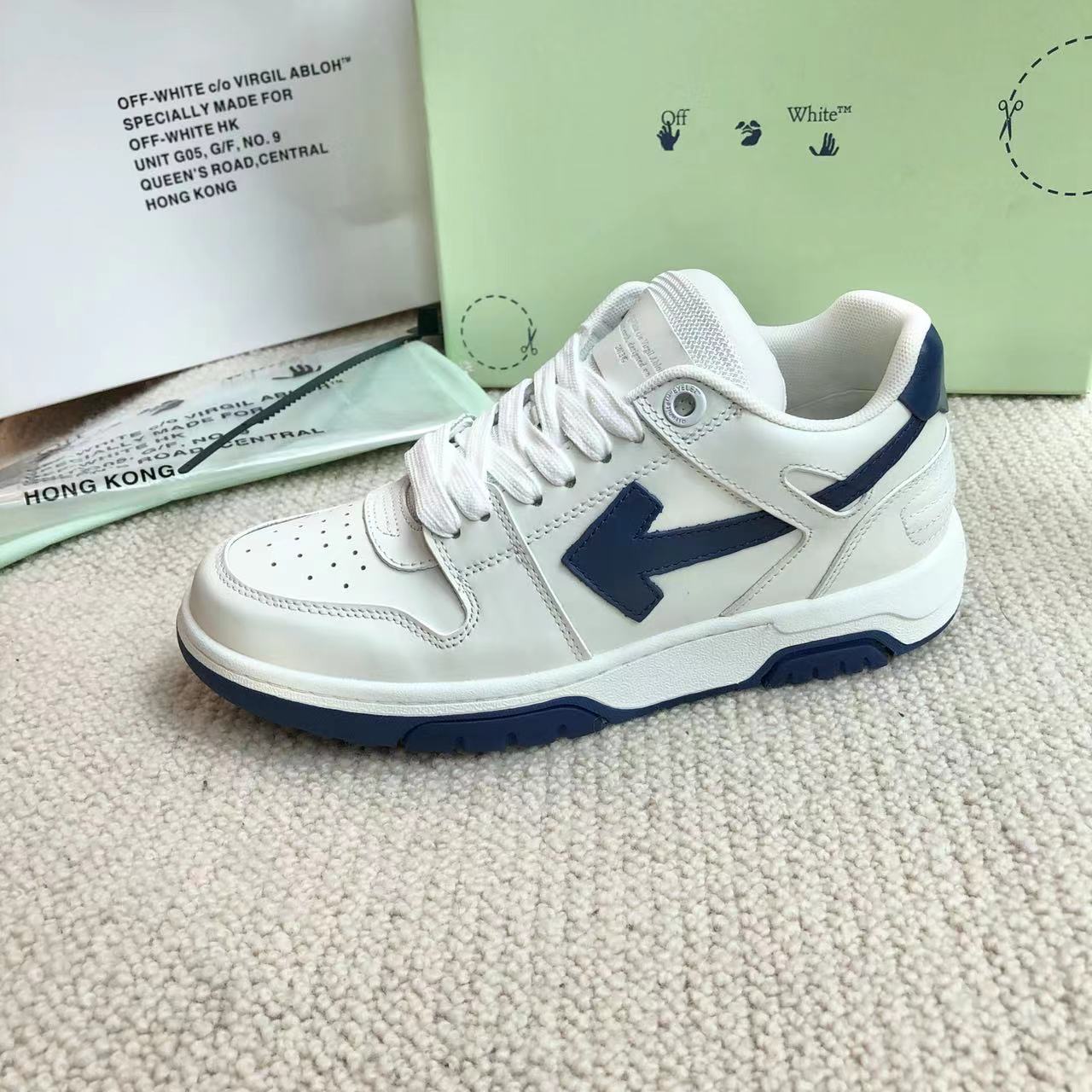 Off White Out Of Office Calf Leather Sneaker - DopestKickz