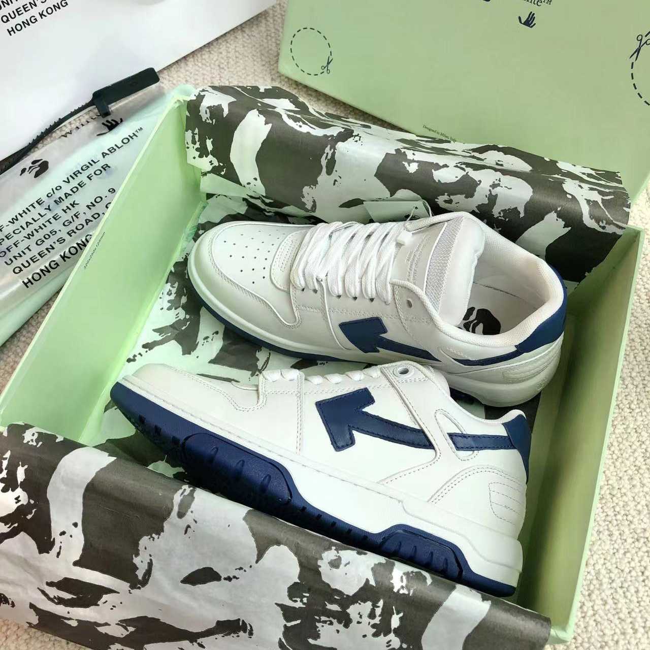 Off White Out Of Office Calf Leather Sneaker - DopestKickz