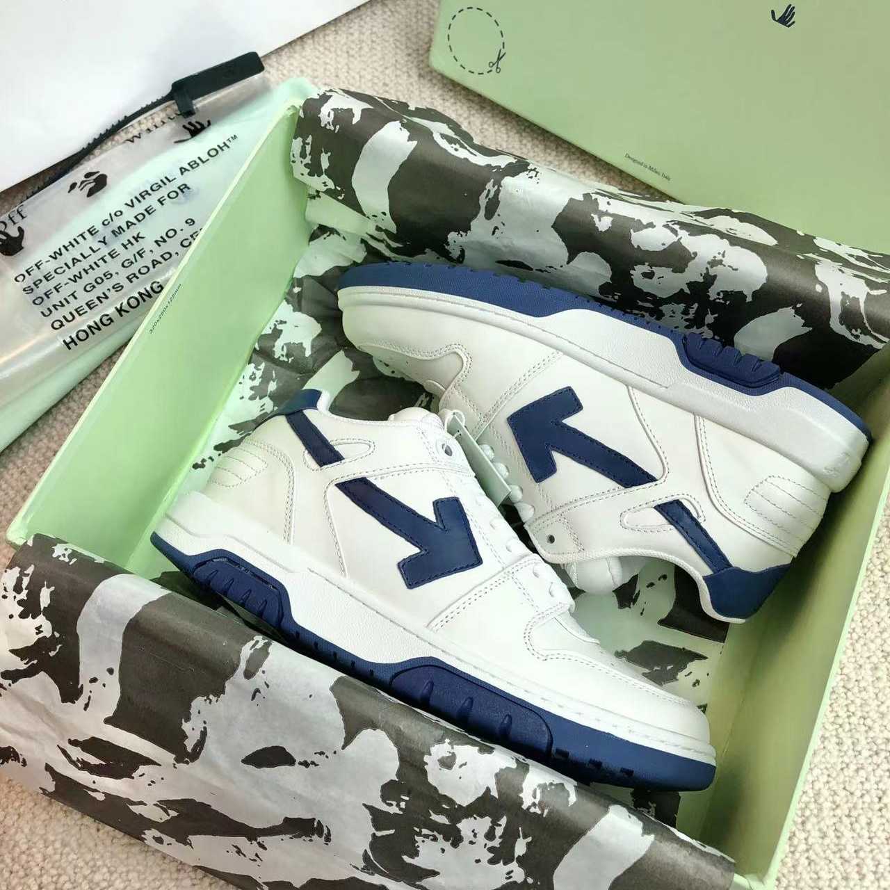 Off White Out Of Office Calf Leather Sneaker - DopestKickz